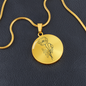 August Birth Flower Necklace
