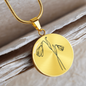 January Birth Flower Necklace