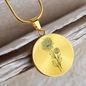 November Birth Flower Necklace
