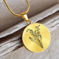 May Birth Flower Necklace