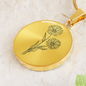 April Birth Flower Necklace