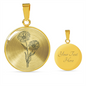 April Birth Flower Necklace