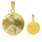 July Birth Flower Necklace