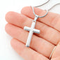 To Handsome Husband (Cross with Engraving)