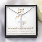 Isaiah 40_31 - 複製 Engraving Cross Necklace