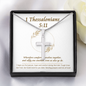 1 The 5_11 (White) - 複製 Engraving Cross Necklace