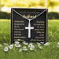 To Handsome Husband (Cross with Engraving)