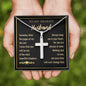 To Dearest Husband (Cross with Engraving)