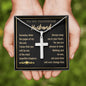 To Handsome Husband (Cross with Engraving)