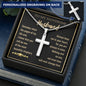 To Handsome Husband (Cross with Engraving)