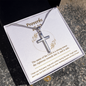 Proverbs 18_10 - 複製 Engraving Cross Necklace