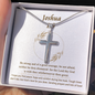 Joshua 1_9 - 複製 Engraving Cross Necklace