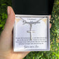Granddaughter First Communion Gift | Christening, Baptism, Confirmation, Stainless Steel Cross Necklace in Gift Box from Grandmother
