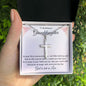 Granddaughter First Communion Gift | Christening, Baptism, Confirmation, Stainless Steel Cross Necklace in Gift Box from Grandmother