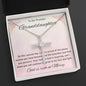1st Communion Gifts for Granddaughter, Christening, Baptism, Confirmation, Girl Necklace & Best Wishes in Gift Box from Grandmother