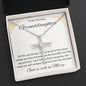1st Communion Gifts for Granddaughter, Christening, Baptism, Confirmation, Girl Necklace & Best Wishes in Gift Box from Grandmother
