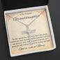 1st Communion Gifts for Granddaughter, Christening, Baptism, Confirmation, Girl Necklace & Best Wishes in Gift Box from Grandmother