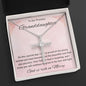 1st Communion Gifts for Granddaughter, Christening, Baptism, Confirmation, Girl Necklace & Best Wishes in Gift Box from Grandmother
