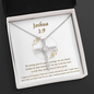 Joshua 1_9 CZ Cross Necklace (Template)