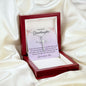 Granddaughter First Communion Gift | Christening, Baptism, Confirmation, Cubic Zrconia Cross Necklace in Gift Box from Grandmother
