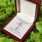 1 The 5_11 (White) CZ Cross Necklace (Template)