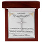 1st Communion Gifts for Granddaughter, Christening, Baptism, Confirmation, Girl Necklace & Best Wishes in Gift Box from Grandmother