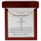 1st Communion Gifts for Granddaughter, Christening, Baptism, Confirmation, Girl Necklace & Best Wishes in Gift Box from Grandmother