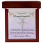 1st Communion Gifts for Granddaughter, Christening, Baptism, Confirmation, Girl Necklace & Best Wishes in Gift Box from Grandmother