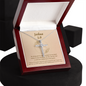 Joshua 1_9 (Brown) CZ Cross Necklace (Template)
