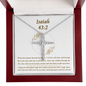 Isaiah 43_2 CZ Cross Necklace (Template)