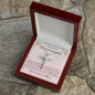1st Communion Gifts for Granddaughter, Christening, Baptism, Confirmation, Girl Necklace & Best Wishes in Gift Box from Grandmother