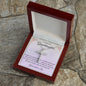 Granddaughter First Communion Gift | Christening, Baptism, Confirmation, Cubic Zrconia Cross Necklace in Gift Box from Grandmother