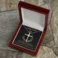Always Follow God CZ Cross Necklace (Template)