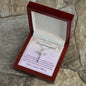 1st Communion Gifts for Granddaughter, Christening, Baptism, Confirmation, Girl Necklace & Best Wishes in Gift Box from Grandmother