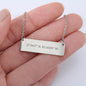 Custom Message Necklace