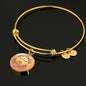 BE NOT AFRAID JUST BELIEVE (Round Pendant Bangle)