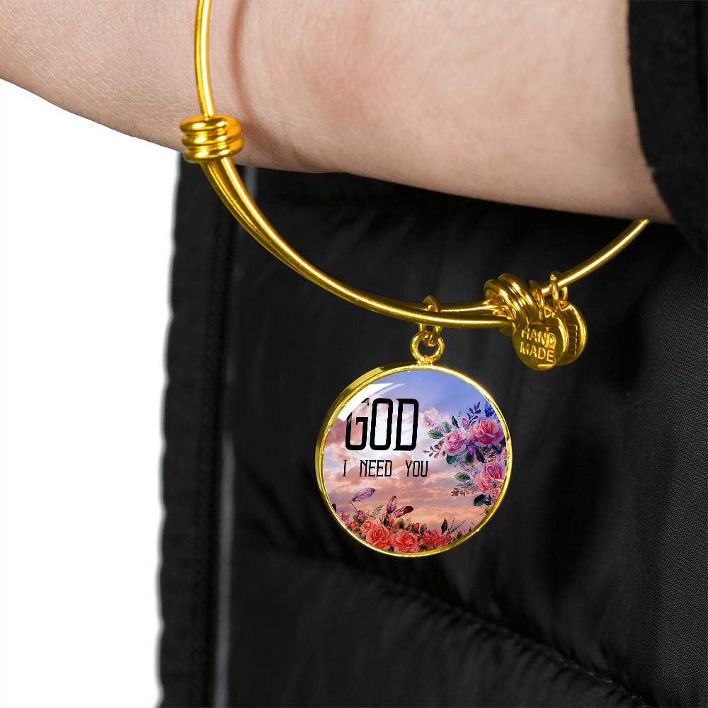 Need adjustment 2019-04-14 (God I Need You) 拷貝 Bracelet Circl