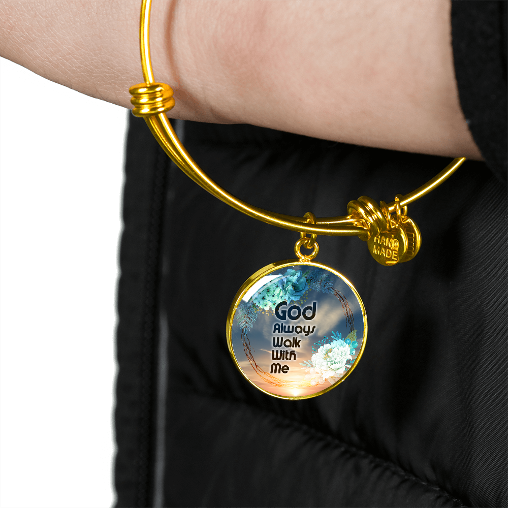 2020-02-20 (God Always Walk With Me) (1) Bracelet Circle