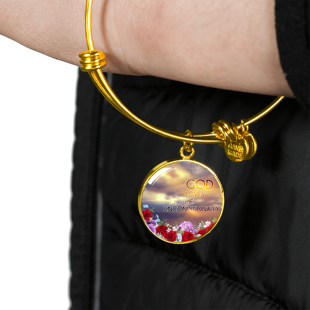 2020-04-10 (God Loves Me Unconditionally) (1) Bracelet Circle