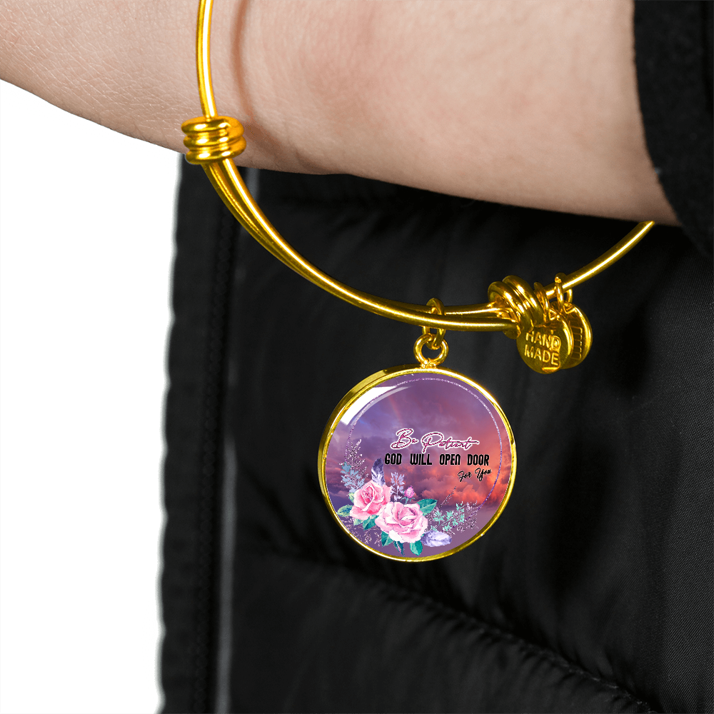 2020-05-07 (Be Patient God Will Open Door For You) (1) Bracelet Circle