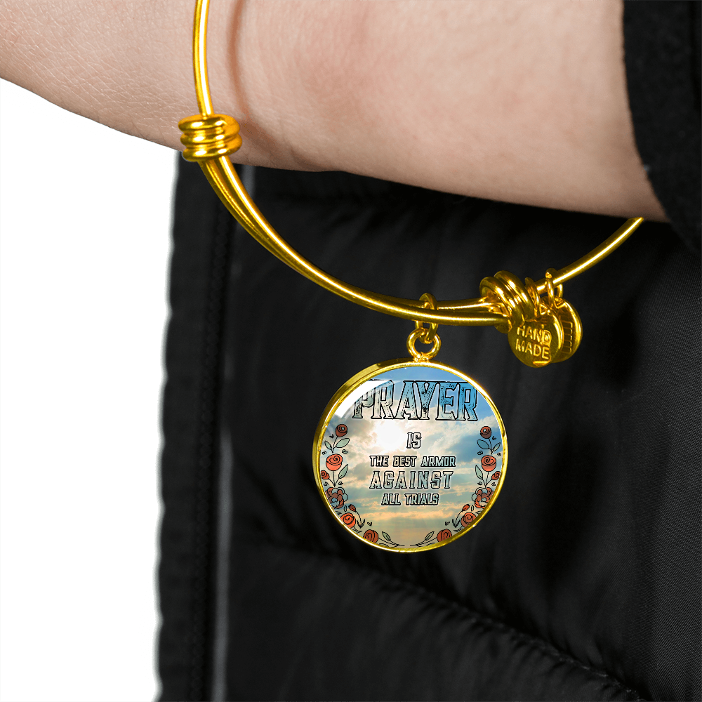 need movement 2020-03-16 (Prayer Is The Best Armor Against All Trials) Bracelet Circle