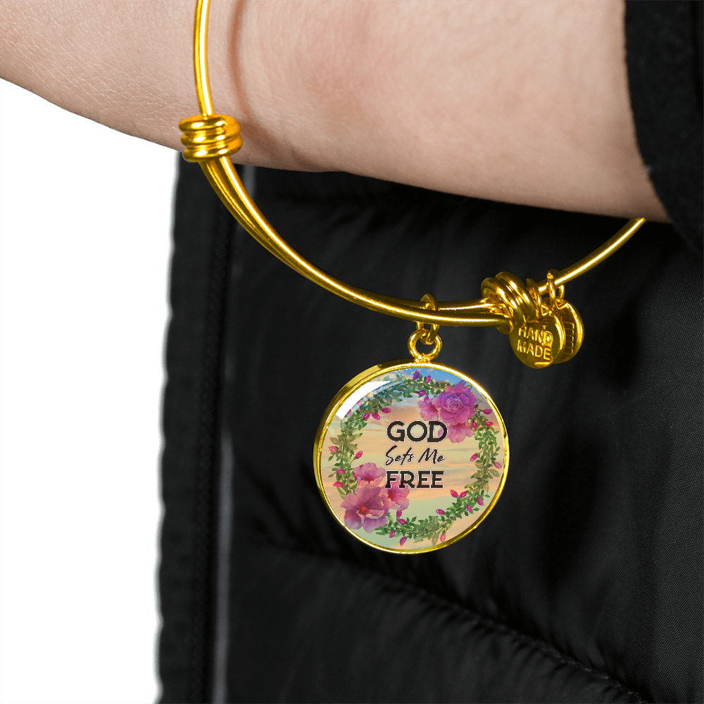 2020-02-17 (God Sets Me Free) Bracelet Circle