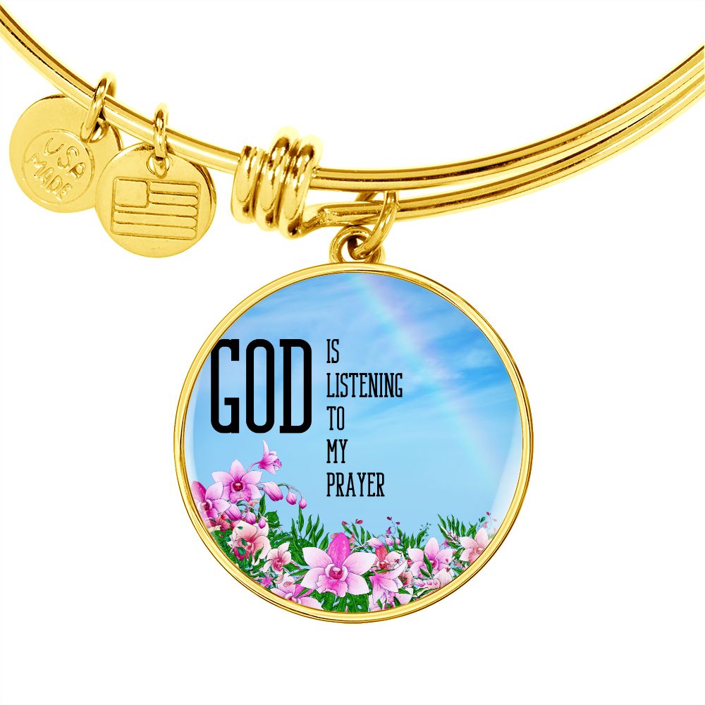 need movement 2020-04-06 (God Is Listening To My Prayer) Bracelet Circle
