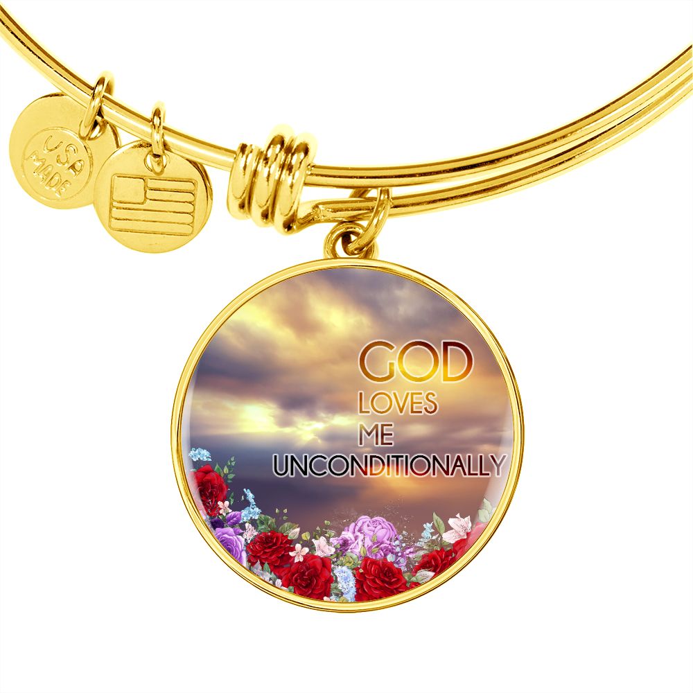 2020-04-10 (God Loves Me Unconditionally) (1) Bracelet Circle