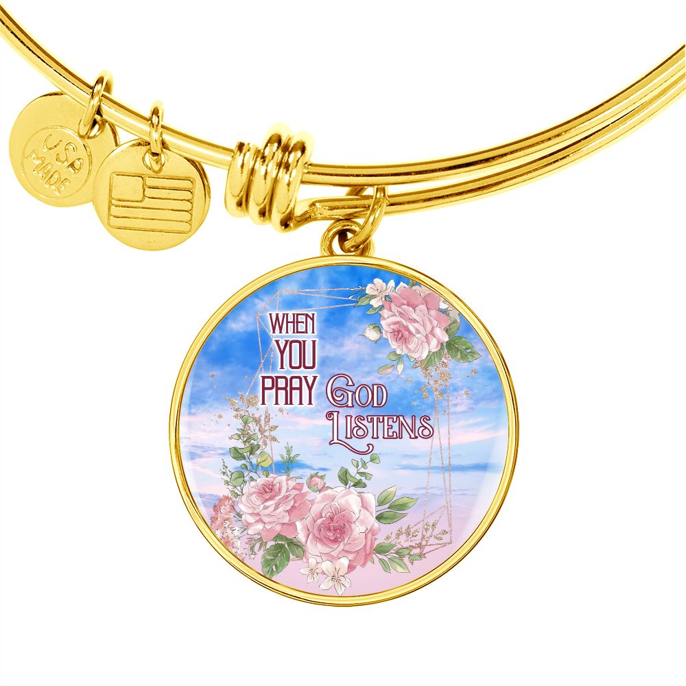 2020-03-24 (When You Pray God Listens) Bracelet Circle