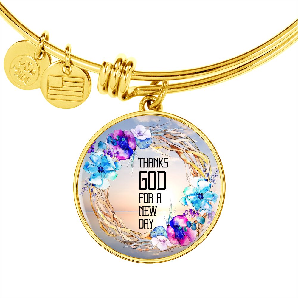 2020-03-18 (Thanks God For A New Day) Bracelet Circle