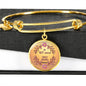 BE NOT AFRAID JUST BELIEVE (Round Pendant Bangle)