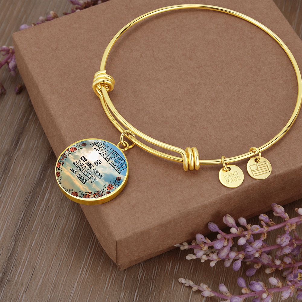 need movement 2020-03-16 (Prayer Is The Best Armor Against All Trials) Bracelet Circle