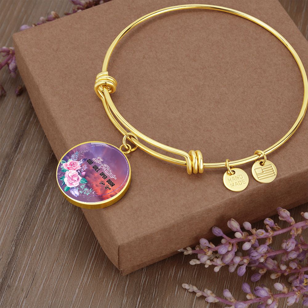 2020-05-07 (Be Patient God Will Open Door For You) (1) Bracelet Circle