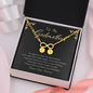 Personalized Godmother Gift, Godmother Infinity Bracelet, Fairy Godmother Gift, Initial Charm bracelet, Gift for Godmother, Godparent Gift
